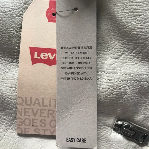 Levi's Faux Leather Moto Jacket (NWT) - Picture 16 of 16